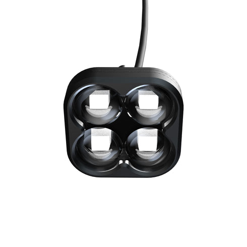 Oxford Motorcycle Cube Light with Stainless Steel Brackets